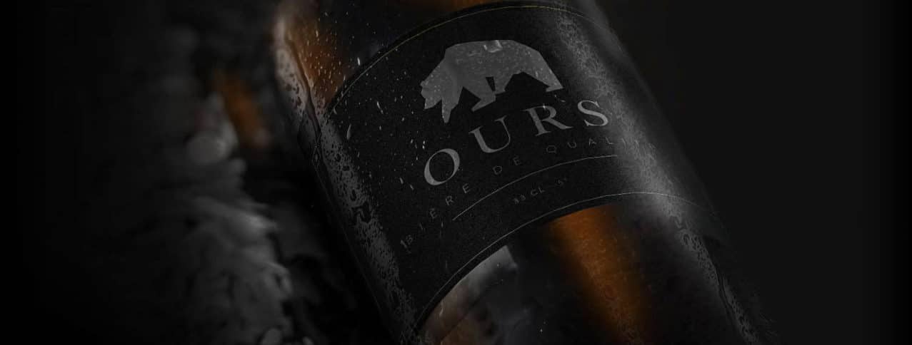 Bière blanche ours