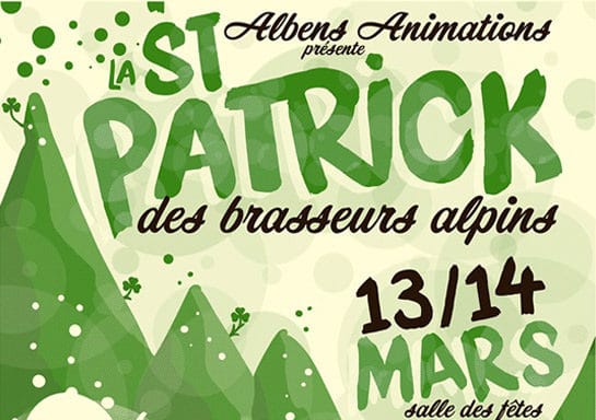 La Saint-Patrick des brasseurs Alpins à Albens – 13/14 mars
