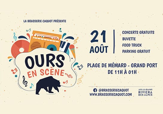 Ours en scène – 21 août – Aix-les-Bains
